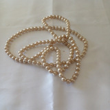 Collar Perlas Charleston 80.cm Cerrado..año 1960