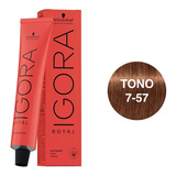  Tinte Profesional Permanente Igora Royal Schwarzkopf 60ml Tono 7-57