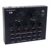 V8 Placa D Sonido Usb Grabacion Efectos Celular Pc Audio
