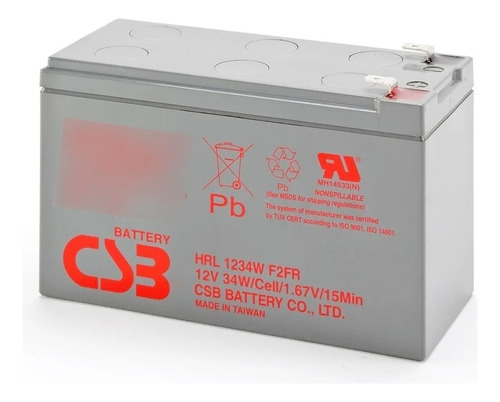 Batería Pila Recargable 12v 9ah Acido Plomo Marca Csb