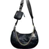 Bolsa Cross Body Juicy Couture Puff Halfmoon Con Monedero 