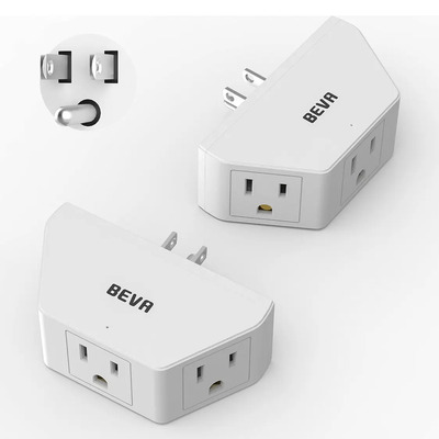 2pcs Adaptador De Pared Multicontacto Con 6 Entradas | MercadoLibre