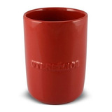 Porta Utensílios De Cerâmica 1300ml Mondoceram Vermelho