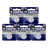 Varta Pila Boton Cr2025 X 5 Pilas Lithium Litio 3v Original