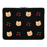 Bolso De La Computadora Cherry Bear Para Mac Lenovo Huawei