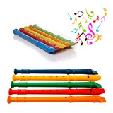 10 Flauta Doce Instrumento Brinquedo Infantil Musico Mirim
