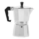 Cafetera Italiana De Aluminio 300 Ml Para 6 Shots Espresso