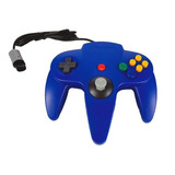 Controle Joystick Compatível Nintendo 64 Play Game Azul