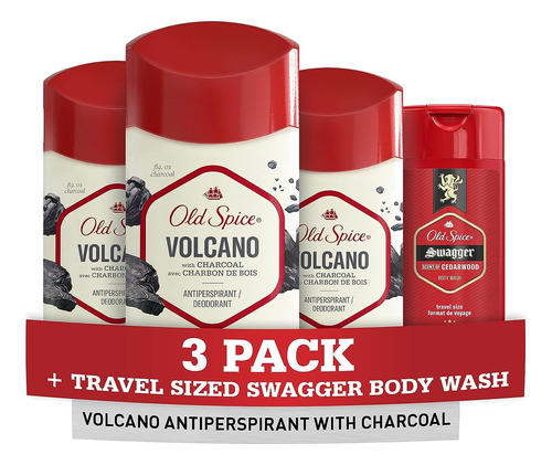 Old Spice Volcán Antitranspirante Y Desodorante Para Hombr.