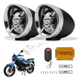 Bocinas Moto Alarma Bluetooth Usb Tf Calavera Hl-bm4 Mayoreo