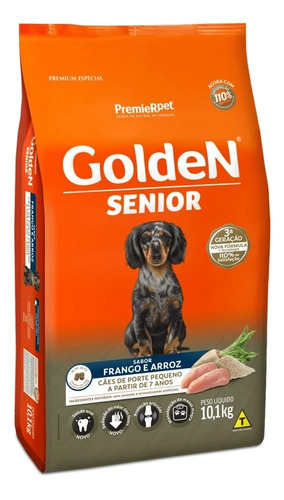 Ração Para Cao Golden Senior Mini Bits 10,1kg