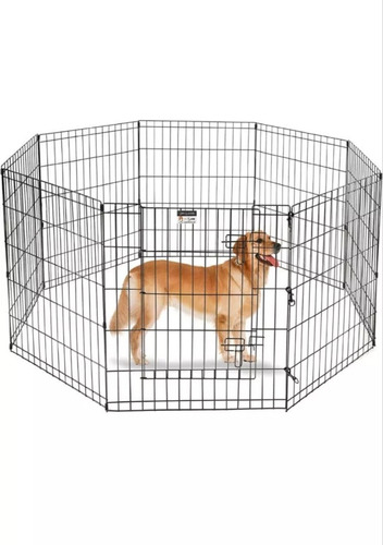 Corral Para Mascotas Jaula Plegable L De Perro Gato Conejo 