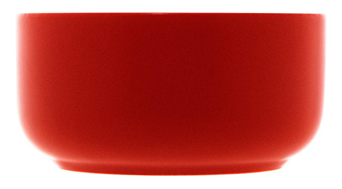 3 Petisqueiras Wolff Nórdica De Porcelana Vermelho Matt