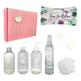 Set Relax Caja Regalo Mujer Box Zen Spa Jazmín Kit Aroma N14