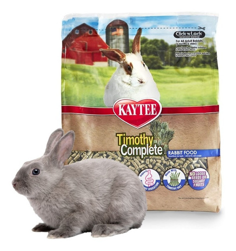 Heno Timothy Complete Alimento Conejos Kaytee Pellets 2kg
