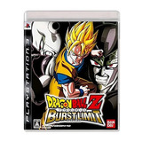 Dragon Ball Z Burstlimit Japonês Ps3 Mídia Física Seminovo