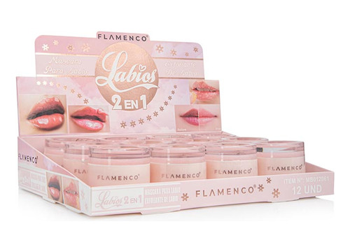 Máscara Exfoliante Para Labios Flamenco 2en1