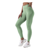 Pantalones/polainas Sin Costuras Gym Para Mujer