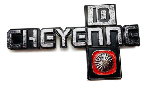 Emblema Lateral Izquierdo Cheyenne 10 1981-1987