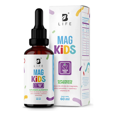 Citrato De Magnesio, Gaba Para Niños De 60ml B Life Kids Mag Sabor Sin Sabor | Meses sin interés