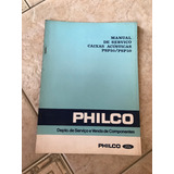 Manual De Serviço Philco Caixas Acústicas Psp30/psp50