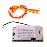 Placa Bms 10s 36v 30a Proteção Cél 18650 Com Balanceamento