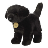 Peluche Perro Labrador Negro Cachorro Aurora 26388