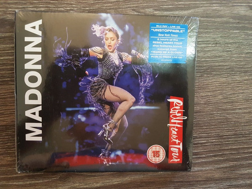 Madonna - Rebel Heart Tour - Digipack Blu Ray + Cd. Lacrado