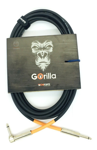 Cabo Baixo Guitarra Gorilla 3m Tecniforte Plug L Garantia Nf