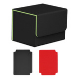 Organização Da Coleção Card Deck Box Hobbies, Preto E Verde