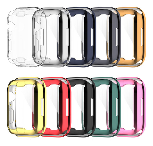 Case Protector De Pantalla Para Apple Watch 5/6/7/8/9/se Tpu