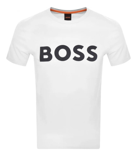 Playera Hugo Boss Logo Boss De Moda En Pecho Algodón