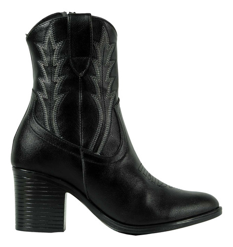 Botas Vaqueras Mujer Botines Tacon Rodeo Botin Moda Dama