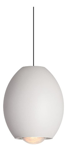 Lámpara Colgante Led Regulable Diseño Retráctil Blanco Mate