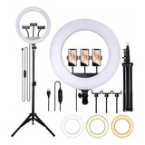 Iluminador Ring Light Led 14 Polegadas Com Tripé Bmax