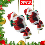 L 2 Muñecas Navideñas De Santa Claus Climbs Con Música