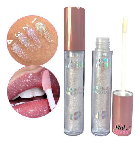 Brillo Labial Lip Gloss Holografico Glitter Maquillaje Pro