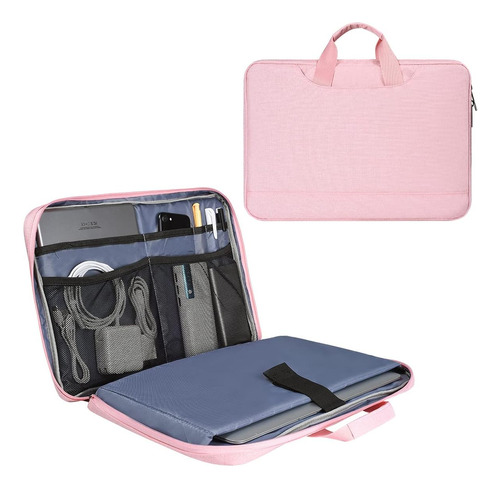 Bolso Organizador Imcomor Funda De Laptop Lona 13,5-15  Rosa