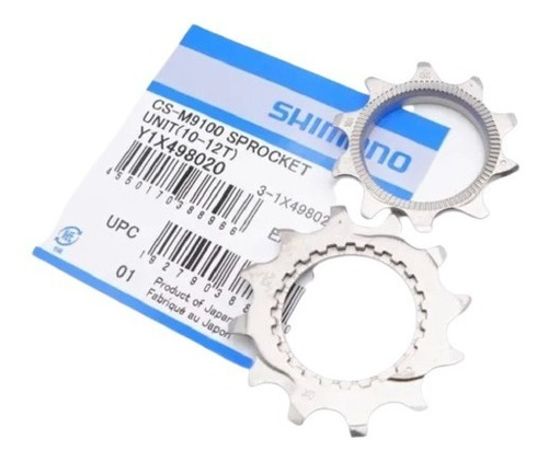 Cog 10 E 12 Dentes Cassete Shimano 6100/ 7100/ 8100/ 9100 