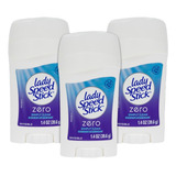 Desodorante Lady Speed Stick Zero Simply  Sem Alumínio C/3