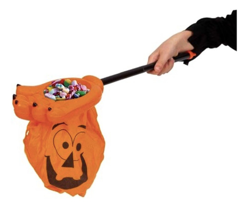 Bolsa Mano Caramelera Para Pedir Dulces Caramelos Halloween