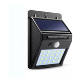 Lámpara Reflector Solar Con 30 Led Sensor Exterior Pack 6 Pz