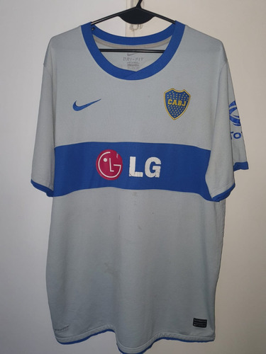Camiseta Boca Juniors 2010 LG Gris Match Palermo Talle Xxl