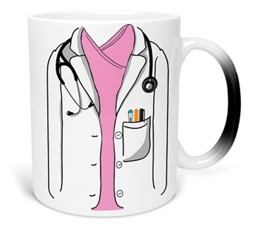 Taza Magica Doctora Medico Regalo Con Nombre Dra Personalizd