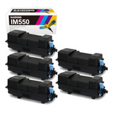 5x Toner P/ Impressora Ricoh P800 P801 Im550f Im600f 600srf 
