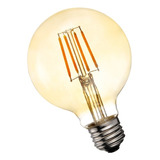 Lampara Led Filamento Globo 7w Vintage G95 E27 Cálida Gold