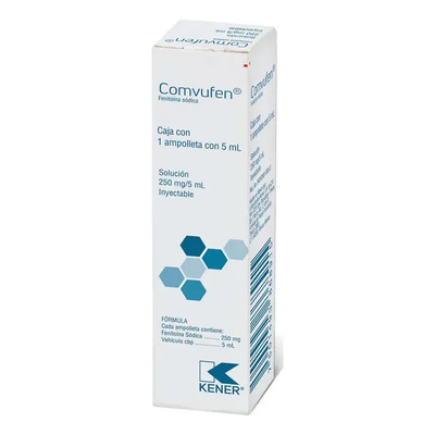 Comvufen Fenitoína Sódica 250 mg \u002F 5 mL Caja con 1 Ampolleta con 5 mL Solución Inyectable Kener | MercadoLibre