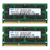 Memória Notebook Samsung 2 X 4gb = 8gb Ddr3 1066mhz 8500s