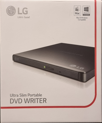 Grabadora Cd / Dvd Writer Ultra Slim Portable LG Life's Good