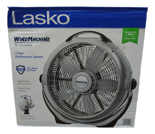 Abanico Lasko Americano Ventilador Piso Alto Desempeño 3vel